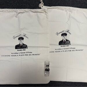 Emmitt House Canvas Bags with Shot Glass